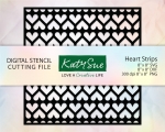 Heart+Strips+Stencil-Digital+Cutting+File